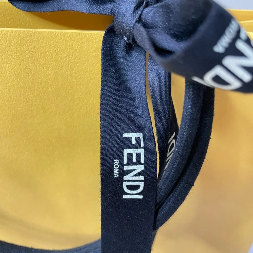 Fendi gold Organization Empty Gift Bag